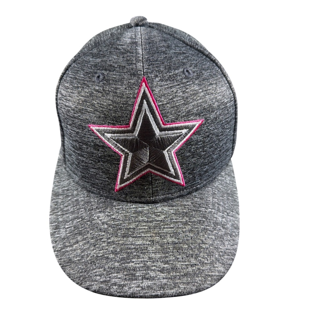 Dallas Cowboys Pink Ribbon Breast Cancer Awareness Hat New Era 59FIFTY 7 3/8 Cap